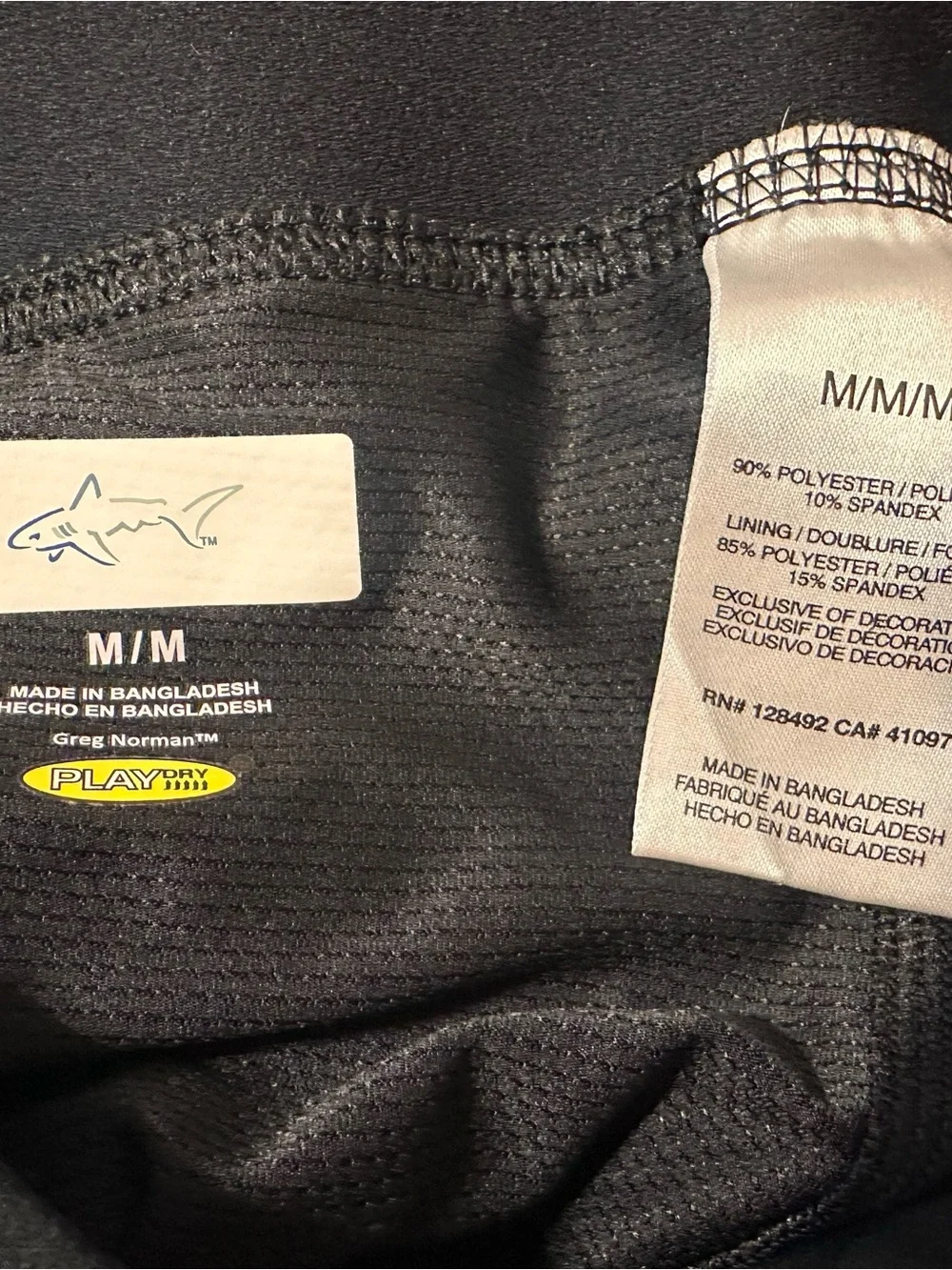 Greg Norman Collection Black Performance Skort